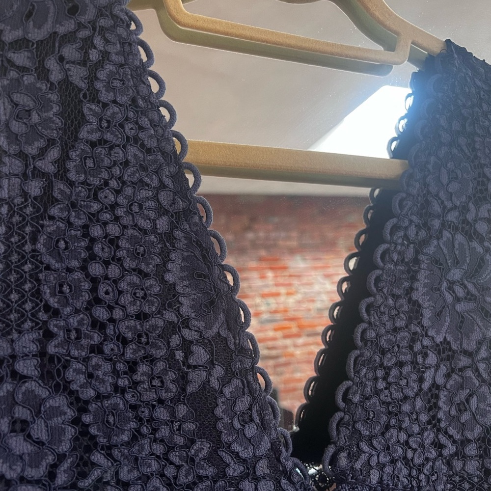 Foxiedox Navy Peplum dress - Picture 8 of 15